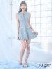 画像11: XSサイズあり【ROBE de FLEURS/ローブドフルール】ノースリーブ/ バストジッパー/ スパンコール/ プリーツ/ フレア/ ミニドレス/ キャバドレス[OF2]