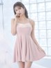 画像6: XSサイズあり【ROBE de FLEURS/ローブドフルール】ショルダーリボン/ スプリングツイード/ プリティ/ フレア/ ミニドレス/ キャバドレス[OF2]
