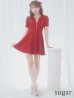 画像36: XSサイズあり【ROBE de FLEURS/ローブドフルール】シースルーレース/ ビジュー/ バストジップ/ 袖あり/ 半袖/ フレア/ ミニドレス/ キャバドレス[OF2]【一部予約商品/5月中旬発送予定】