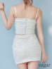 画像13: XSサイズあり【ROBE de FLEURS/ローブドフルール】フェザーレース/ ミニリボン/ セットアップ/ タイト/ ミニドレス/ キャバドレス[OF2]