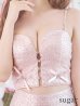 画像10: sugarコラボカラー・XSサイズあり【ROBE de FLEURS/ローブドフルール】サイドミニリボン/ スパンコール/ グロウ/ セットアップ/ フレア/ ミニドレス/ キャバドレス[OF2]