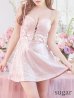 画像8: sugarコラボカラー・XSサイズあり【ROBE de FLEURS/ローブドフルール】サイドミニリボン/ スパンコール/ グロウ/ セットアップ/ フレア/ ミニドレス/ キャバドレス[OF2]