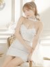 画像25: XSサイズあり【ROBE de FLEURS/ローブドフルール】バレエコア/ ミニリボン/ ラメチュール/ セットアップ/ タイト/ ミニドレス/ キャバドレス[OF2]
