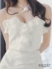 画像18: XSサイズあり【ROBE de FLEURS/ローブドフルール】ローズクロスネック/ サテン/ フリル/ タイト/ セットアップ/ ミニドレス/ キャバドレス[OF2]