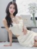 画像12: XSサイズあり【ROBE de FLEURS/ローブドフルール】ローズクロスネック/ サテン/ フリル/ タイト/ セットアップ/ ミニドレス/ キャバドレス[OF2]