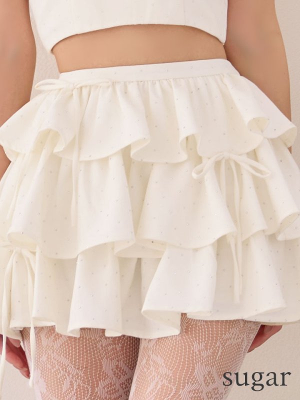 アイボリー　モデル：るりぴ 身長：165cm 着用サイズ：Sサイズ