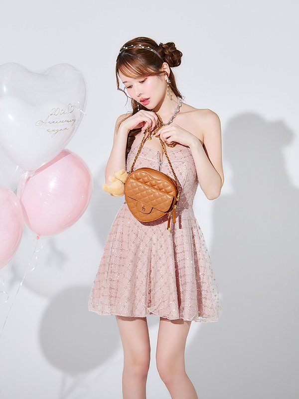 ピンク モデル：ゆめ　身長：160cm　着用サイズ：Sサイズ