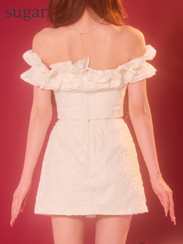 アイボリー　モデル：まみ　身長：161cm　着用サイズ：Sサイズ