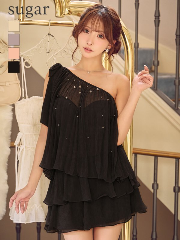 ブラック　モデル：三上悠亜　身長：159cm　着用サイズ：Sサイズ