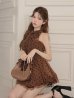 ブラウン　モデル：まりん　身長：164cm　着用サイズ：Sサイズ