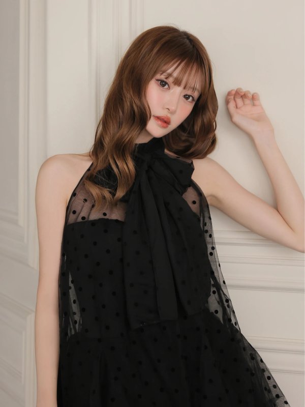 ブラック　モデル：いおり　身長：161cm　着用サイズ：Sサイズ