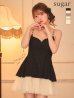 ブラックxアイボリー　モデル：羽澄まり　身長：158cm　着用サイズ：Sサイズ