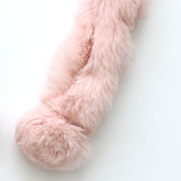 画像7: 【小物SALE】【ファッション小物：ファーショール】ラビットファーマフラー【2color】[HC02]