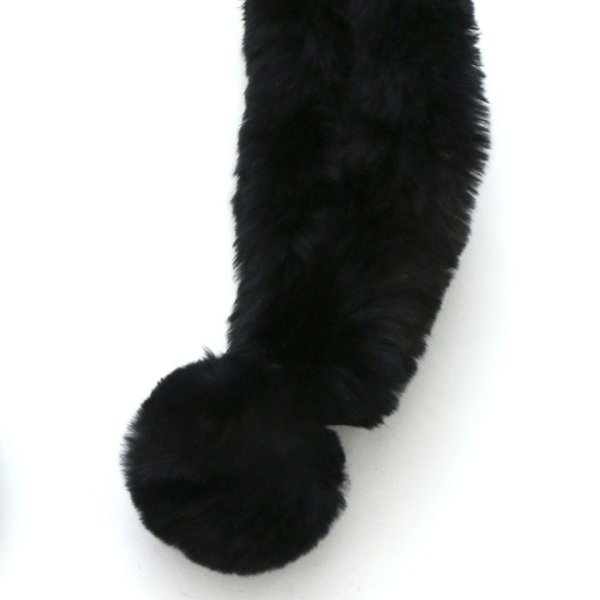 画像4: 【小物SALE】【ファッション小物：ファーショール】ラビットファーマフラー【2color】[HC02]