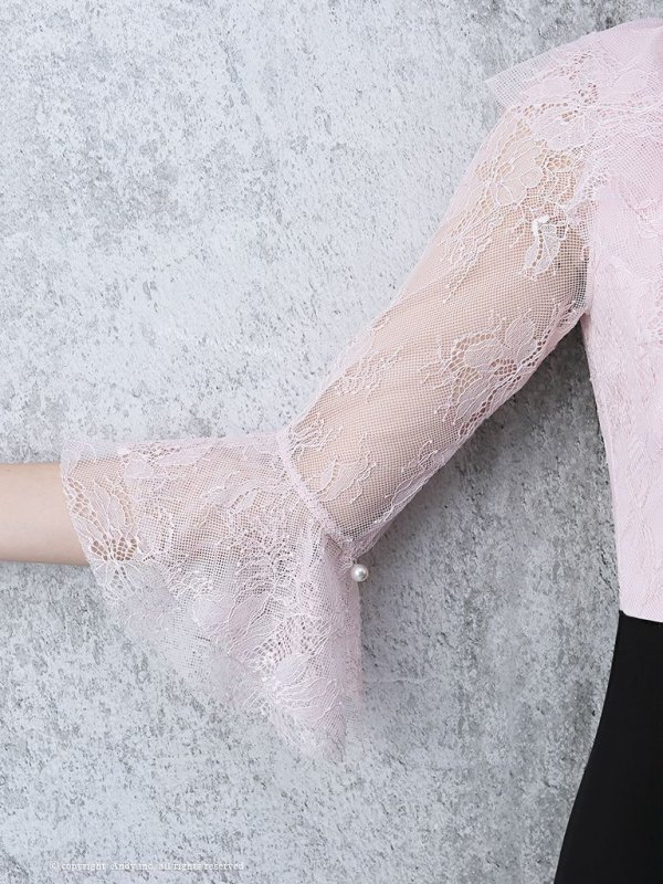 画像7: 【ANDY MAGAZINE VOL.20 COLLECTION 05】リボンブローチ/ ボタンデザイン/ レース/タイト/ ミニドレス/ キャバドレス[OF05]