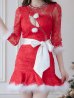 画像4: 【即日発送】ROBE de FLEURS Glossy x sugar コラボドレスサンタ【sugar nine サンタコス 5点セット】【S-Mサイズ/2カラー】【OF08】