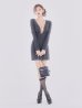グレー　モデル：明日花キララ　身長：162cm 着用サイズ：Sサイズ
