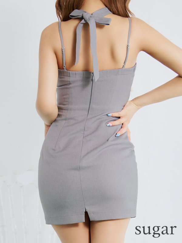 グレー　モデル：如月れい　身長：156cm　着用サイズ：Sサイズ