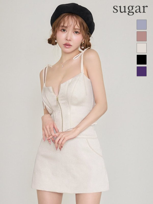 ベージュ モデル：ゆめ　身長：160cm　着用サイズ：Sサイズ