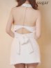 ホワイト　モデル：ゆめ　身長：160cm　着用サイズ：Sサイズ