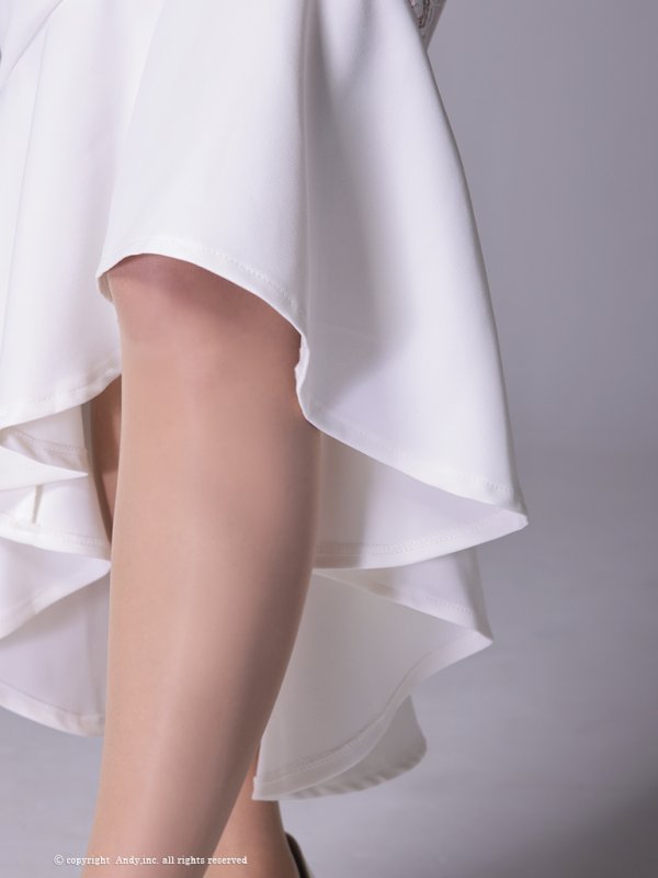 画像8: 【Andy GLAMOROUS/アンディグラマラス】マーメイド/ フリルデザイン/ レース/ ノースリーブ/ テールカット/ タイト/ ミディアム丈/ ミニドレス/ キャバドレス[OF05]