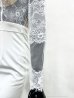 画像12: 【Miyu × GLAMOROUS by Andy 05 COLLECTION 06】ジップ/ 長袖/ 袖あり/ ランジェリーライク/ 切り替えデザイン/ タイト/ ミニドレス/ キャバドレス[OF05]