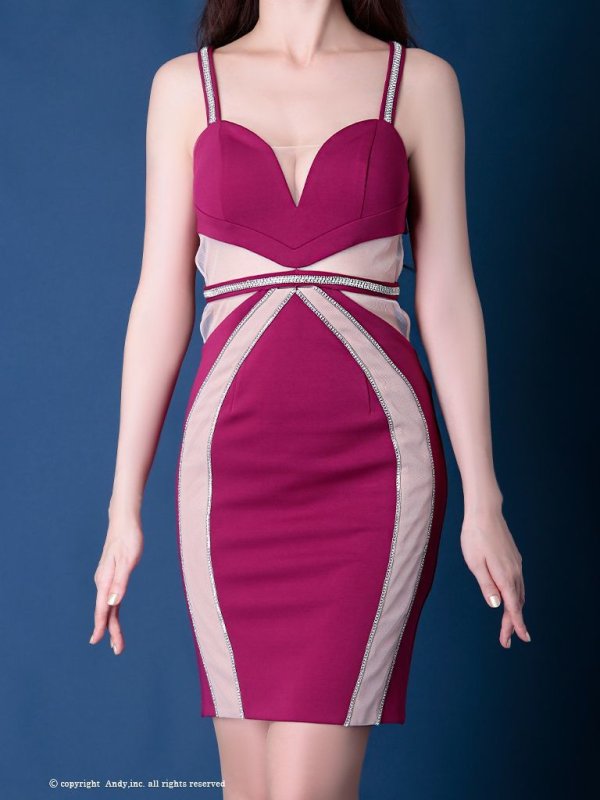 画像15: GLAMOROUS D-SELECTION 05 COLLECTION 04【Andy GLAMOROUS/アンディグラマラス】ワンカラー/ シアーレース/ ストレッチ/ タイト/ ミニドレス/ キャバドレス[OF05]