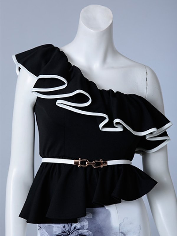 画像4: 【Andy GLAMOROUS/アンディグラマラス】フラワーオフショルフリル/ タイト/ セットアップ/ ミニドレス/ キャバドレス[OF05]