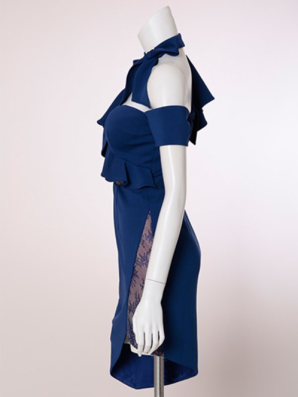 画像11: 【GLAMOROUS ANDY Fashion Press 05 COLLECTION 02】ワンカラー/ アシメデザイン/ シアー/ タイト/ ミニドレス / キャバドレス[OF05]