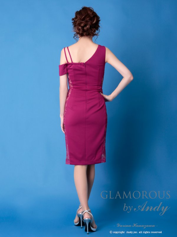 画像4: 【GLAMOROUS ANDY Fashion Press 05 COLLECTION 05】バストスピンドル/ サイドレース切替/ ワンカラー/ タイト/ ミニドレス / キャバドレス[OF05]