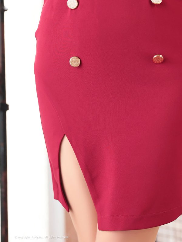 画像41: 【GLAMOROUS ANDY Fashion Press 11 COLLECTION 02】スリットスリーブジャケット/ 襟付き/ ジップ/ チェーンパイピング/ スリットスカート/ タイト/ ミニドレス/ キャバドレス[OF05]