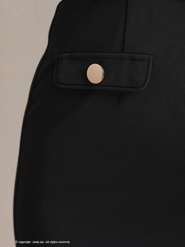 画像49: 【GLAMOROUS ANDY Fashion Press 13 COLLECTION 02】襟付き/ ハイネック/ シフォンスリーブ/ フロントジップ/ ワンカラー/ ベルトデザイン/ タイト/ ミニドレス/ キャバドレス[OF05]