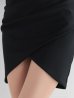 ブラック　モデル：七瀬みほ　身長：162cm　着用サイズ：Sサイズ