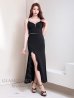 ブラック モデル：あみ　身長：163cm　着用サイズ：Sサイズ