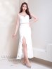 ホワイト モデル：あみ　身長：163cm　着用サイズ：Sサイズ