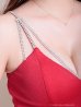 レッド モデル：あみ　身長：163cm　着用サイズ：Sサイズ