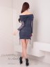 ネイビー  モデル：七瀬みほ　身長：162cm　着用サイズ：Sサイズ