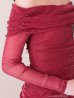 レッド  モデル：七瀬みほ　身長：162cm　着用サイズ：Sサイズ