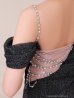ブラック　モデル：七瀬みほ　身長：162cm　着用サイズ：Sサイズ