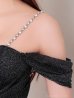 ブラック　モデル：七瀬みほ　身長：162cm　着用サイズ：Sサイズ