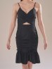 ブラック モデル:七瀬みほ 身長:162cm 着用サイズ:Sサイズ