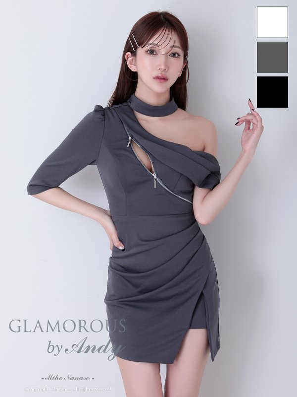 ダークグレー モデル：七瀬みほ　身長：162cm　着用サイズ：Sサイズ