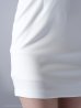 ホワイト　モデル：七瀬みほ　身長：162cm　着用サイズ：Sサイズ
