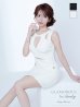 ホワイト　モデル：姫乃まゆ　身長：153cm　着用サイズ：Sサイズ