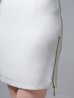 ホワイト　モデル：藤崎めい　身長：159cm　着用サイズ：Sサイズ