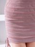 ピンク モデル：リサ　身長：164cm　着用サイズ：Sサイズ