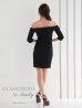 ブラック　モデル：七瀬みほ　身長：162cm　着用サイズ：Sサイズ