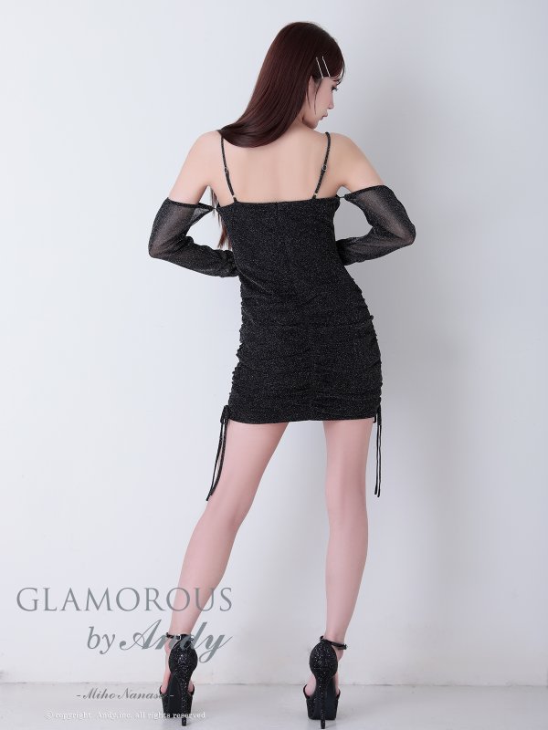 ブラック モデル：七瀬みほ　身長：162cm　着用サイズ：Sサイズ