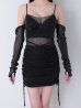 ブラック モデル：七瀬みほ　身長：162cm　着用サイズ：Sサイズ