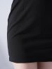 ブラック　モデル：七瀬みほ　身長：162cm　着用サイズ：Sサイズ